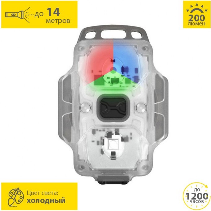 Фонарь ARMYTEK CRYSTAL GREY ONYX F07102G Фонарь ARMYTEK CRYSTAL GREY ONYX F07102G