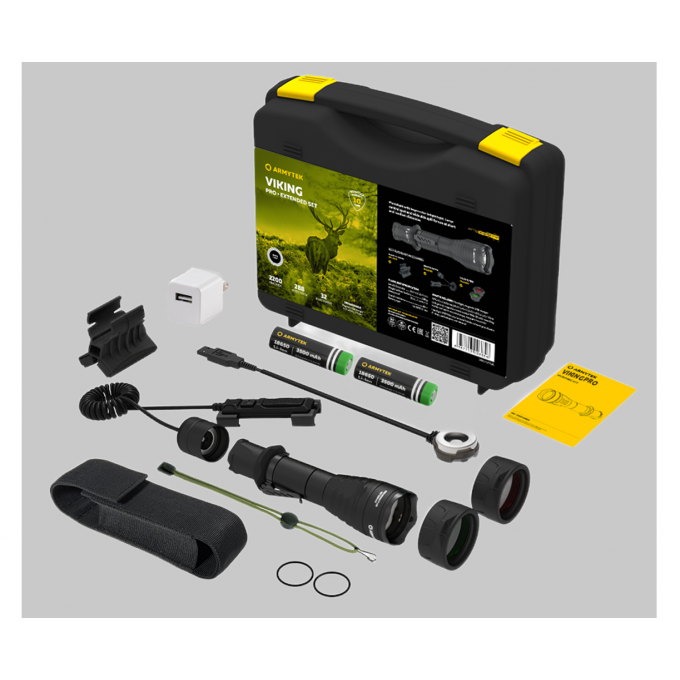 Набор для охоты ARMYTEK VIKING PRO MAGNET USB EXTENDED SET WHITE F07702C Набор для охоты ARMYTEK VIKING PRO MAGNET USB EXTENDED SET WHITE F07702C