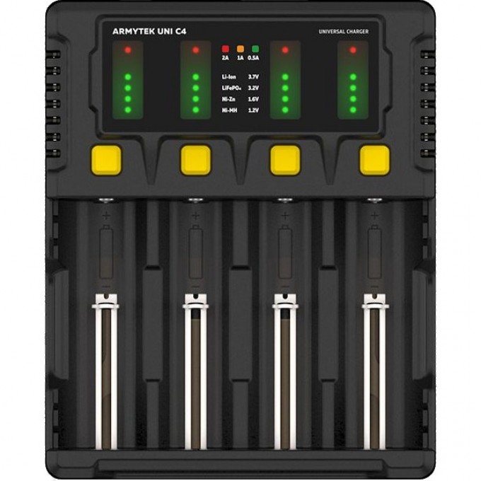Универсальное зарядное устройство ARMYTEK UNI C4 A04501C Универсальное зарядное устройство ARMYTEK UNI C4 A04501C